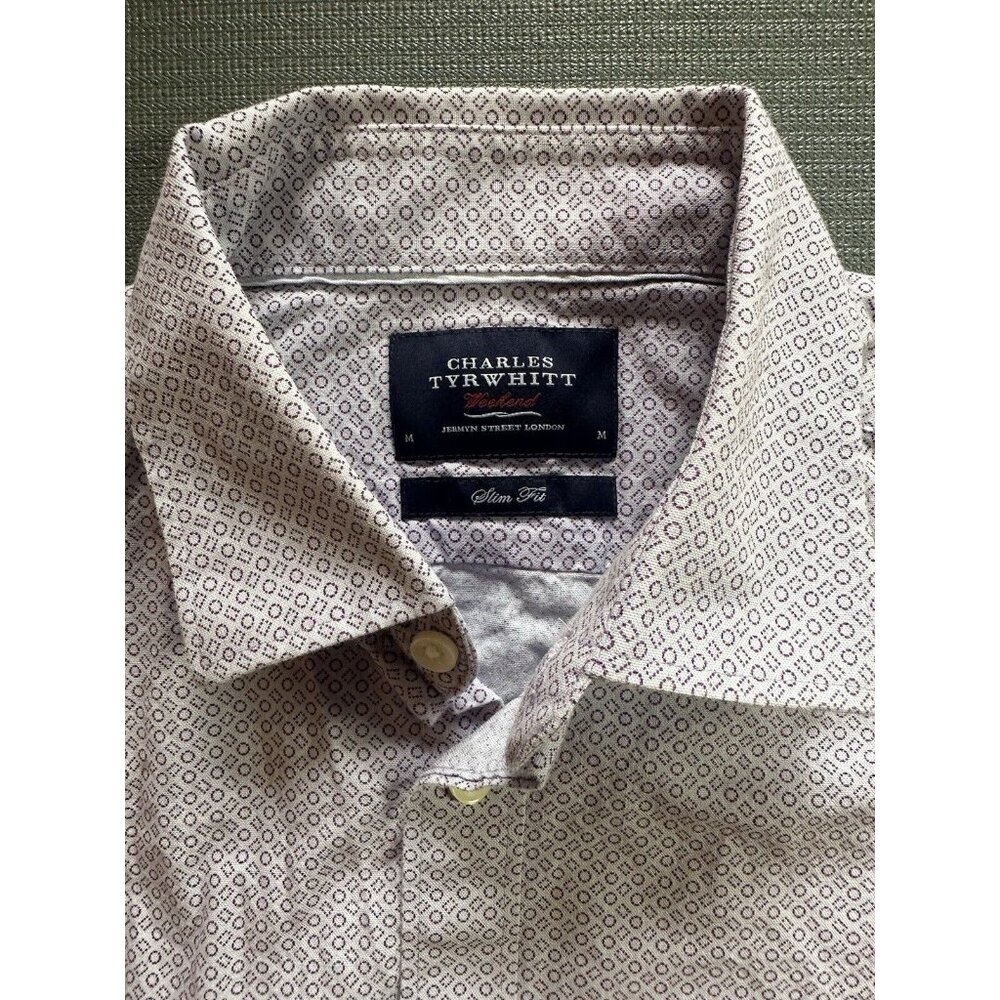 Charles Tyrwhitt Weekend Casual Slim Fit shirt Lavender Purple Medium